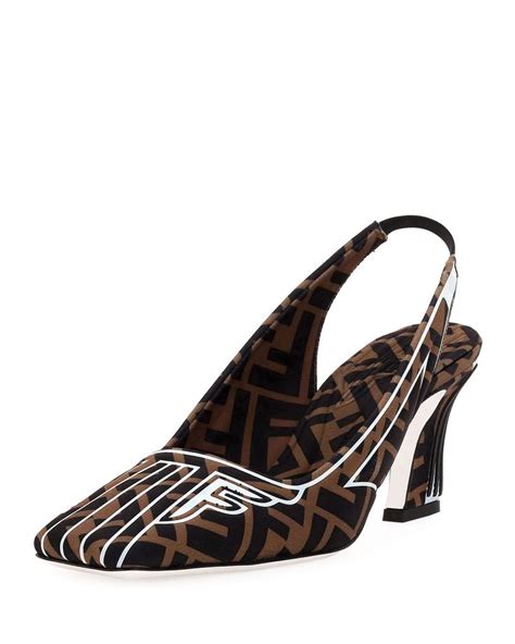 fendi pumos|fendi slingback pumps.